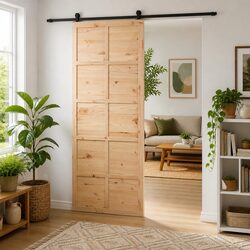 Specifications for 80cm Solid Pine Sliding Barn Door