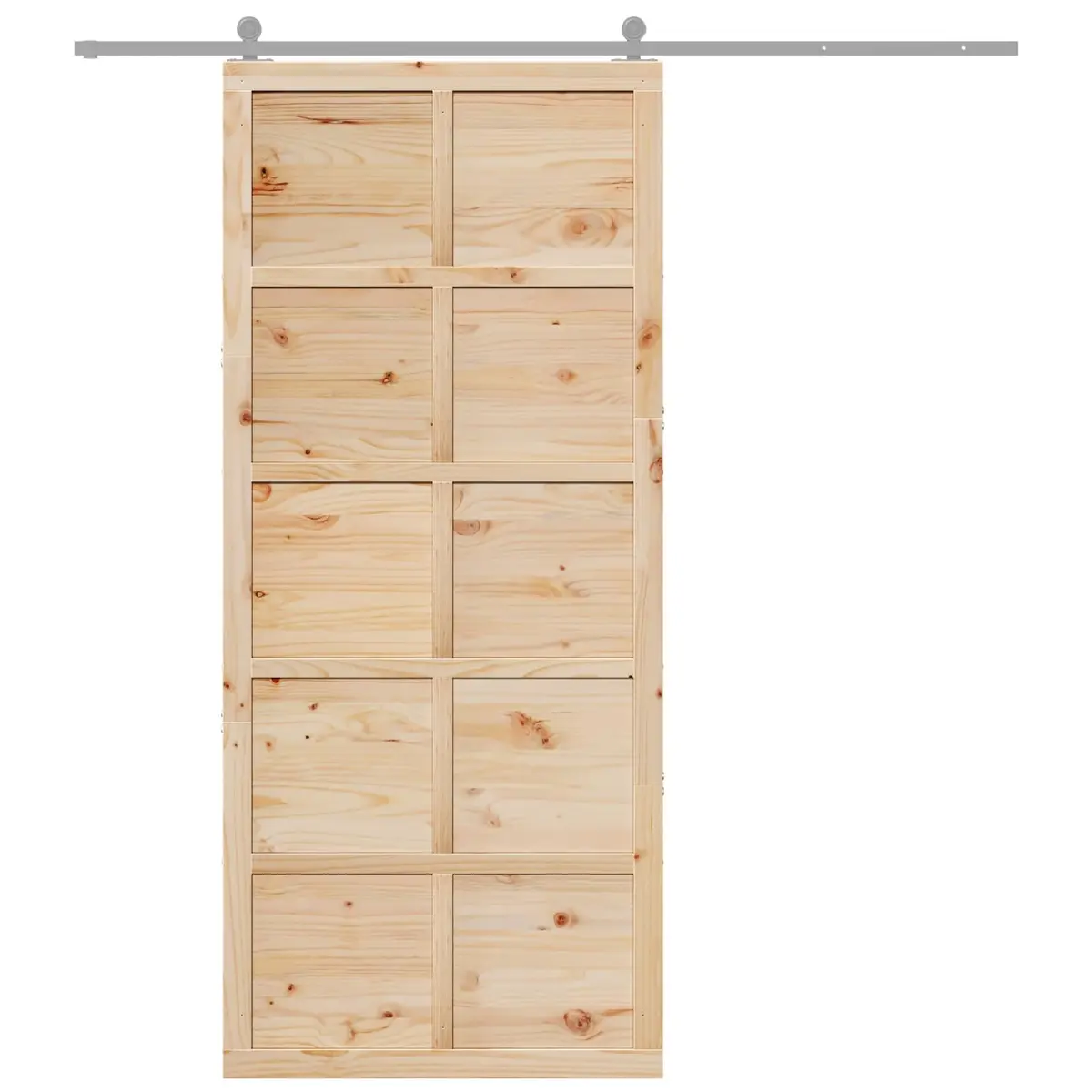 80cm Solid Pine Sliding Barn Door