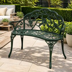 Specifications of the 100cm Green Garden Bench