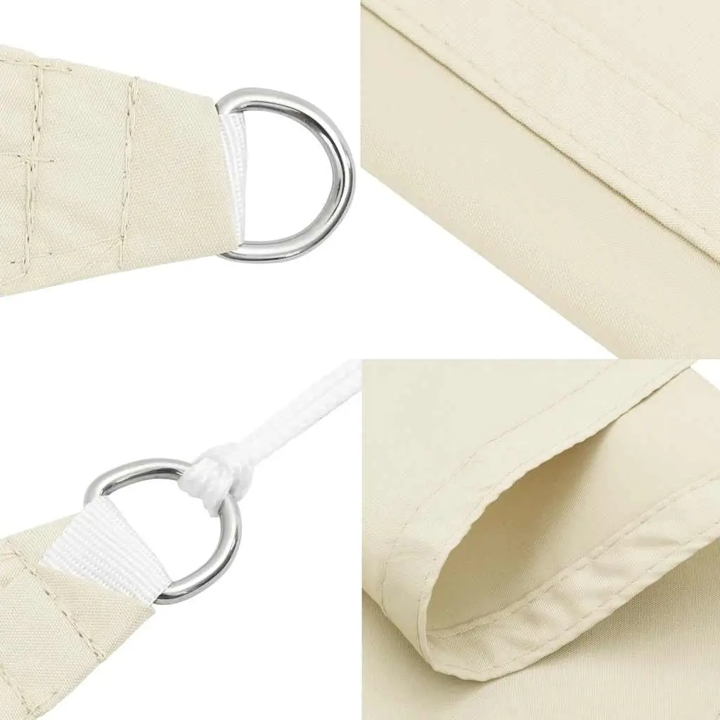 Rectangular Sunshade Sail 4x6m Outdoor Garden Terrace Patio Shade Cloth Cream
