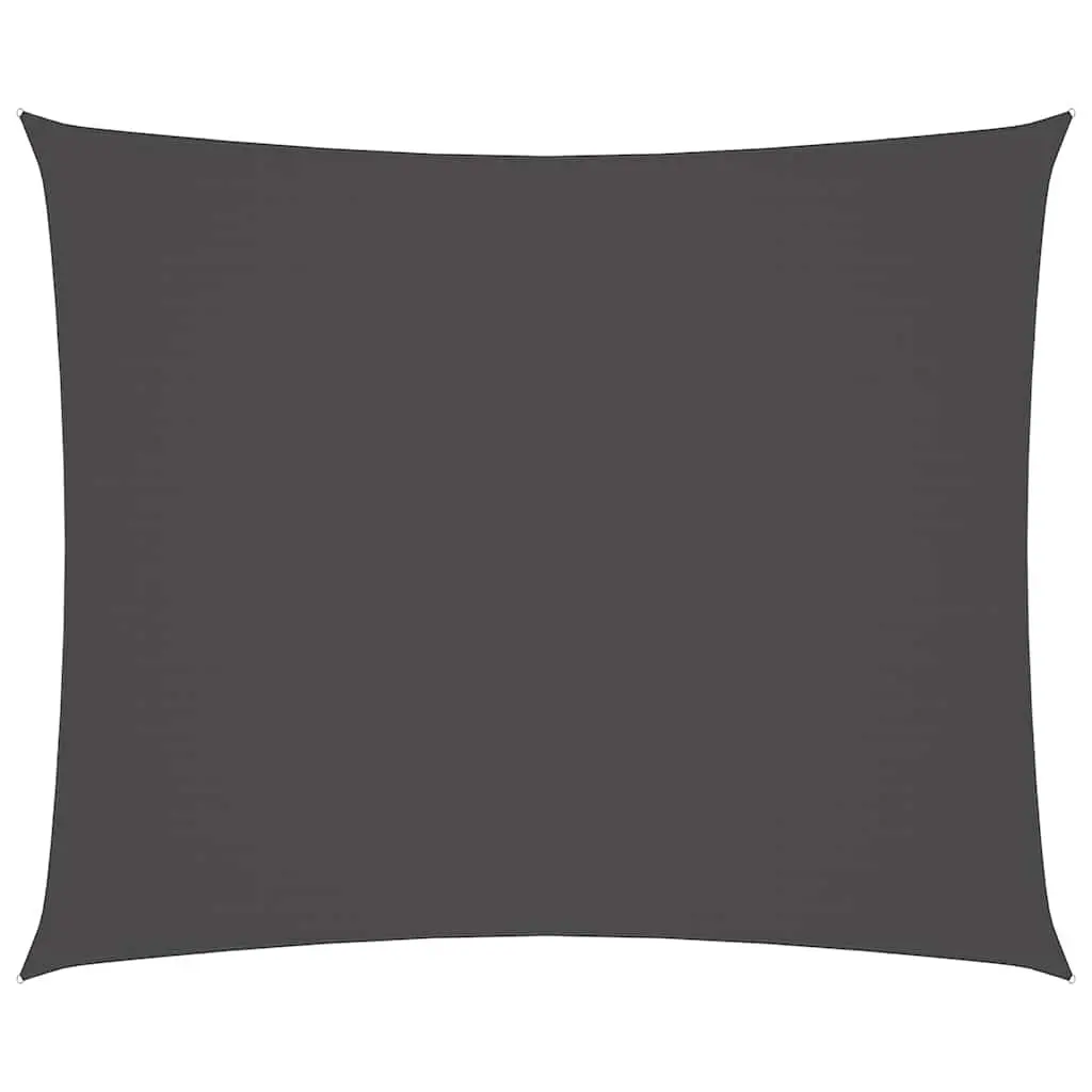 Rectangular Sunshade Sail Outdoor Garden Patio 4x6 m Anthracite UV Protection