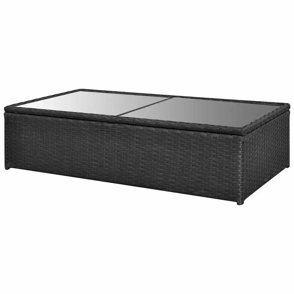 Garden Lounge Set Outdoor Furniture 4 Piece Sofa Coffee Table Stools