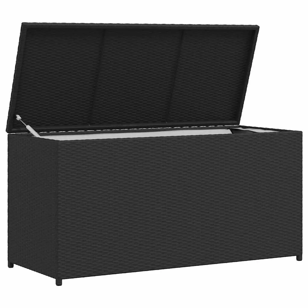 Garden Storage Box Outdoor Patio Black 120 x 50 x 60 cm