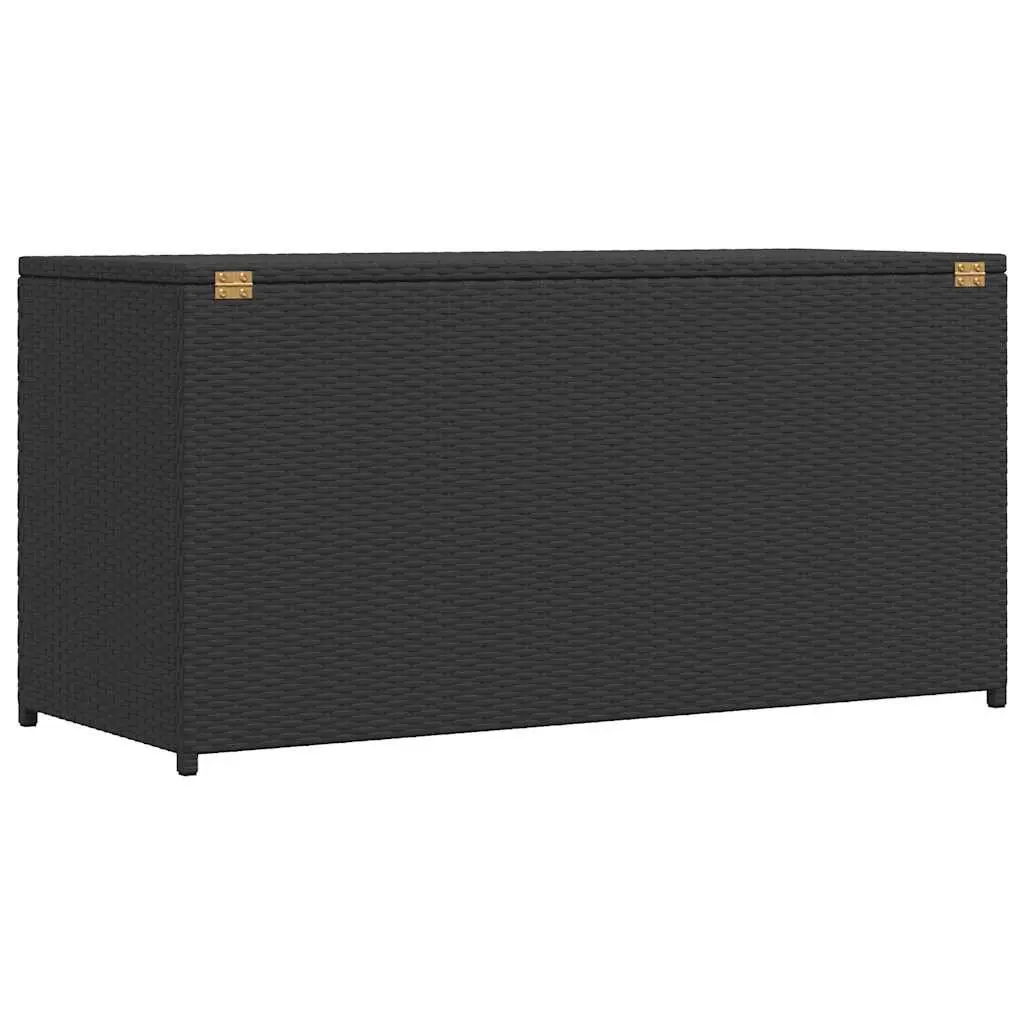 Garden Storage Box Outdoor Patio Black 120 x 50 x 60 cm