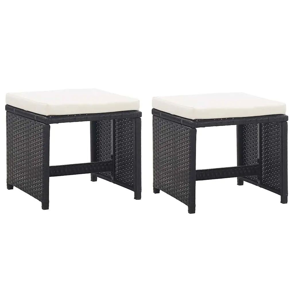 Outdoor Dining Set 5 Piece Poly Rattan Garden Furniture Patio Table Chairs