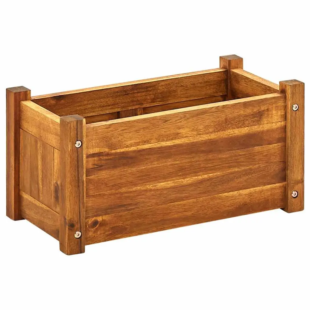 Wooden Raised Bed Planter Box Outdoor Garden 50 x 25 x 25 cm