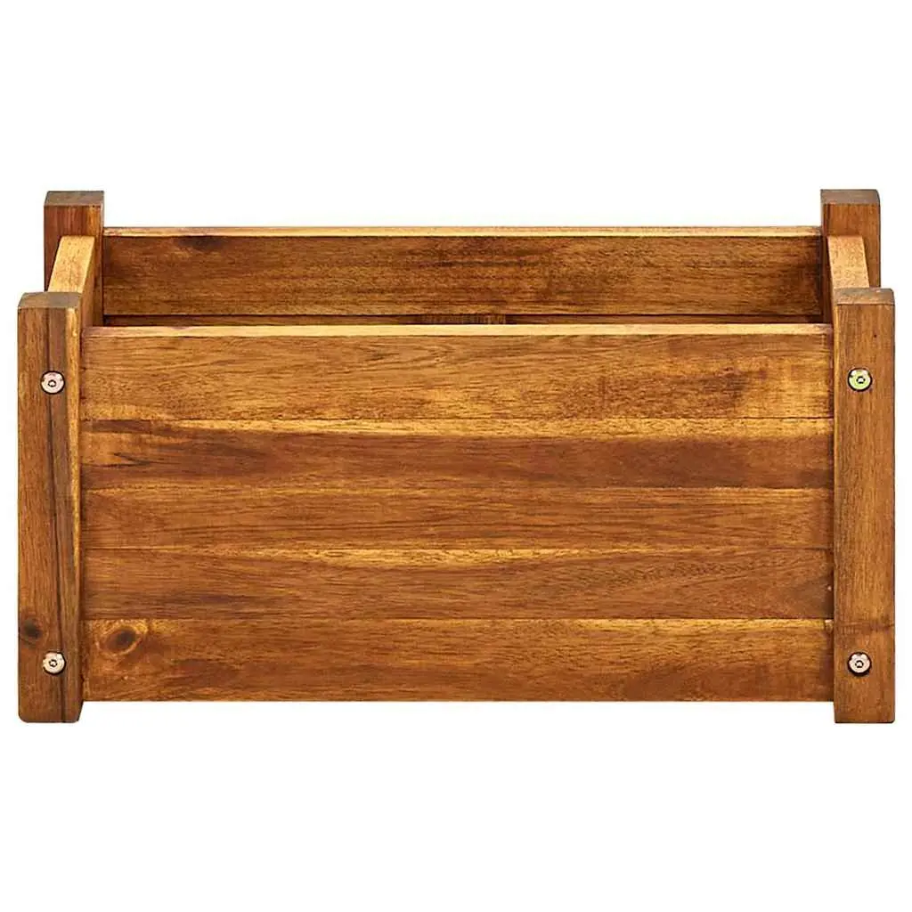 Wooden Raised Bed Planter Box Outdoor Garden 50 x 25 x 25 cm