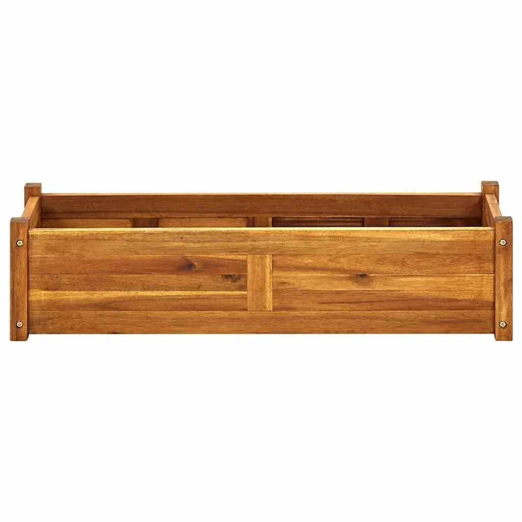 Garden Raised Bed Planter Box Outdoor 100x30x25cm
