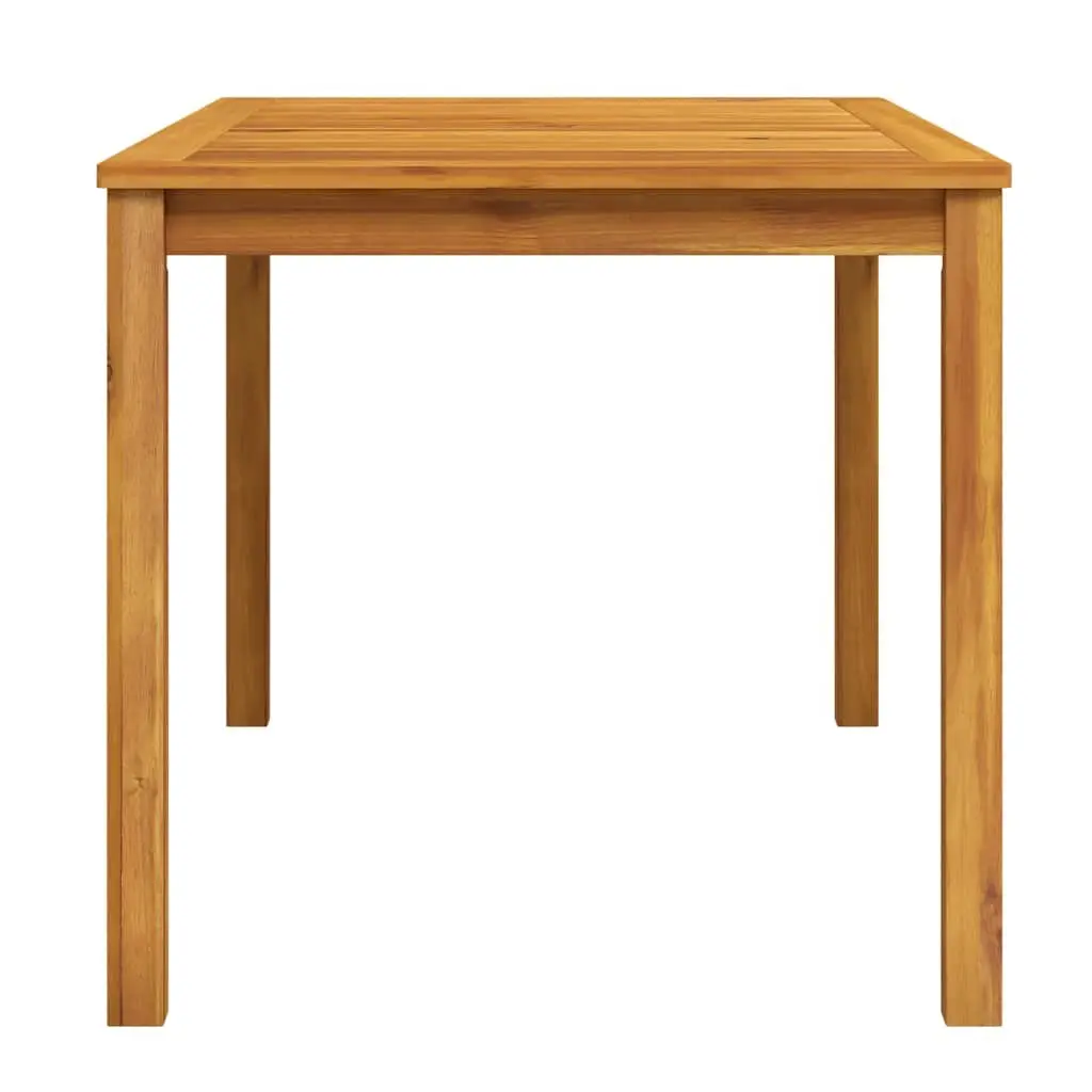 Outdoor Garden Dining Table 140x80x74cm Solid Acacia Wood Brown