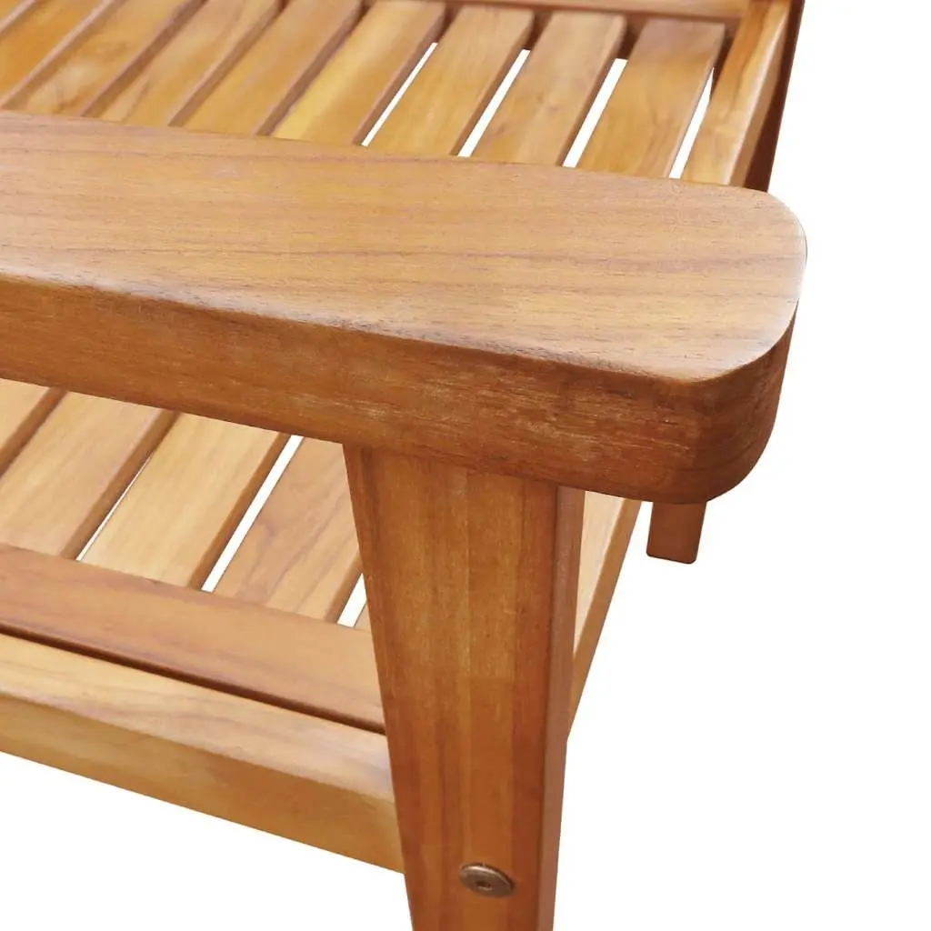 2 Outdoor Acacia Wood Chairs