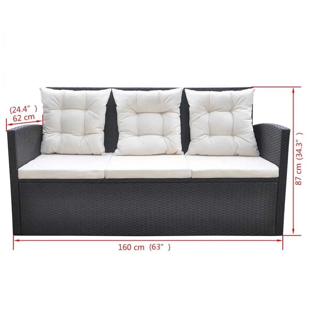 Outdoor Dining Set 6 Piece Patio Garden Furniture Table Sofa Chair