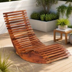 Specifications of the Brown Rocking Sun Lounger