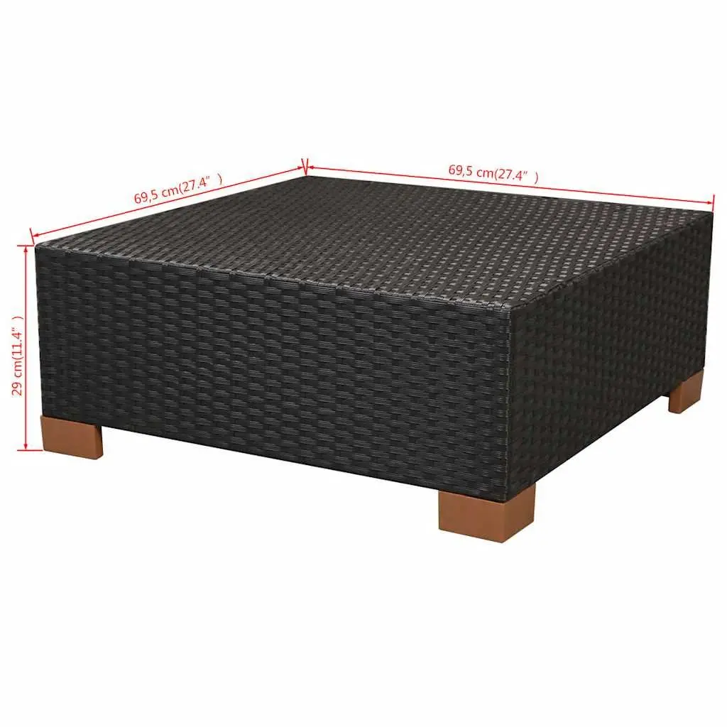 Garden Lounge Set 10 Piece Outdoor Furniture Poly Rattan Sofa Dining Cushions