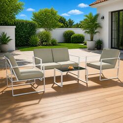 4-Piece Outdoor Lounge Set: Specs & Features