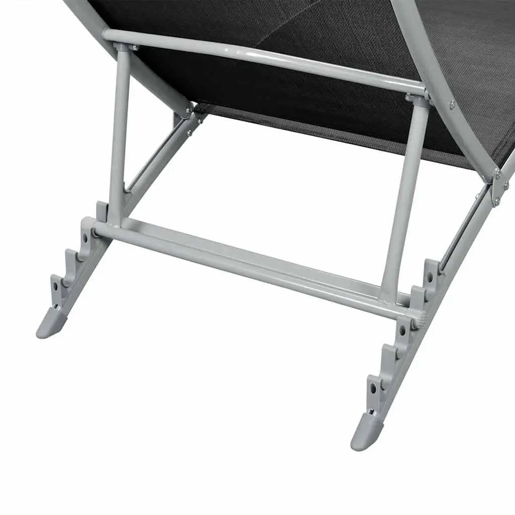 Sun Lounger Outdoor Garden Patio Furniture Black