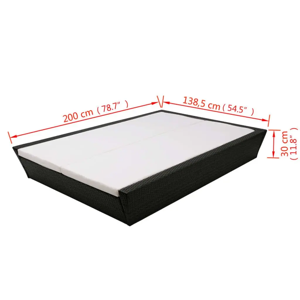 Outdoor Lounge Bed for Garden Patio 2 Person Size