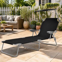 Specifications of the Foldable Sun Lounger with Canopy
