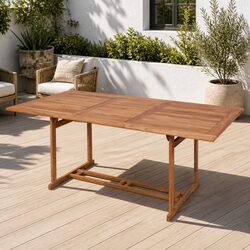 Specifications for Outdoor Dining Table 180x90x75cm Teak