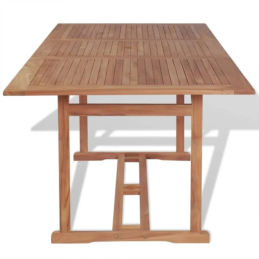 Outdoor Dining Table 180x90x75cm Teak