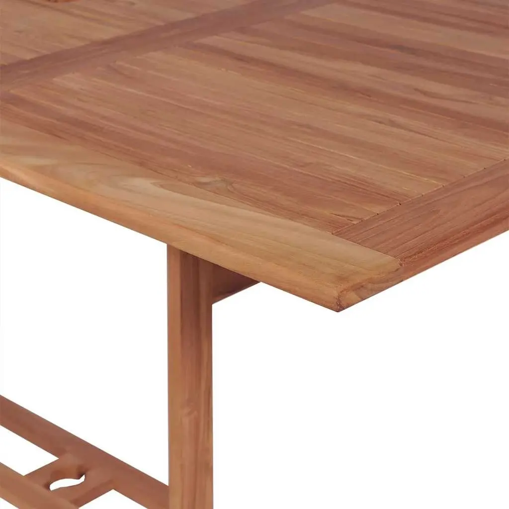 Outdoor Dining Table 180x90x75cm Teak