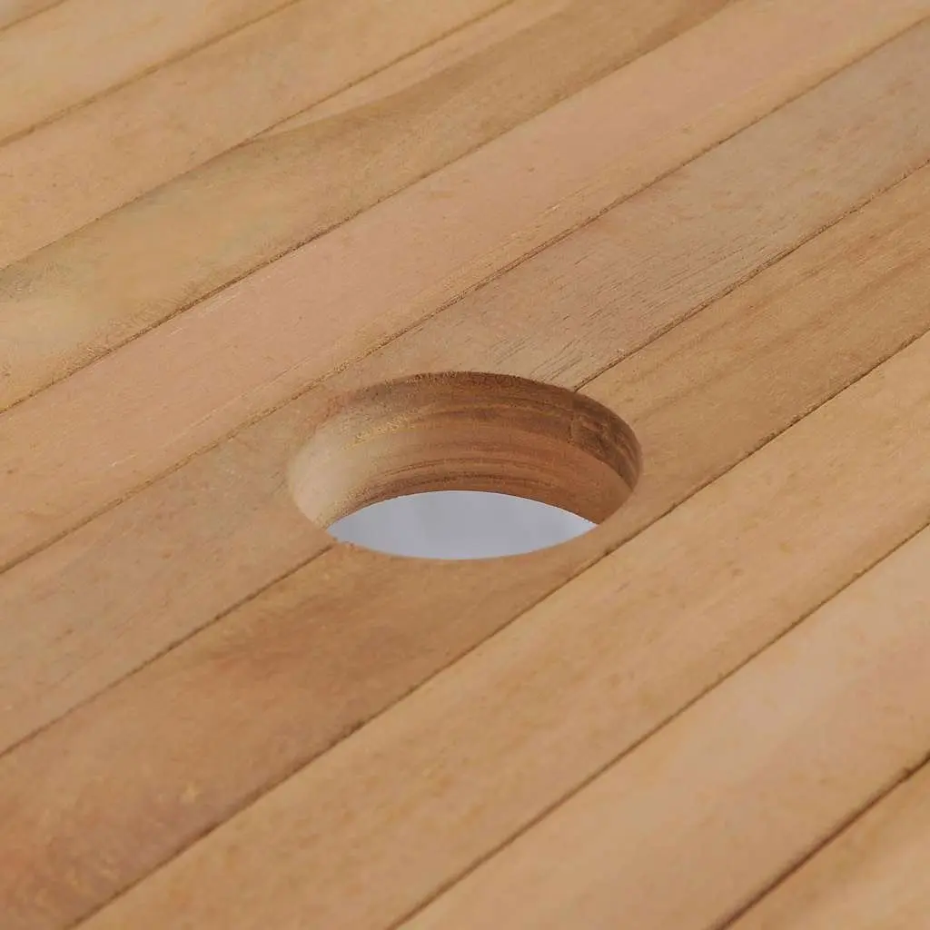 Outdoor Dining Table 180x90x75cm Teak