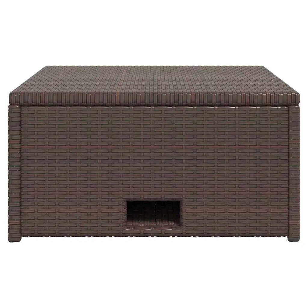 4 Piece Outdoor Garden Lounge Set Patio Sofa with Cushions Brown