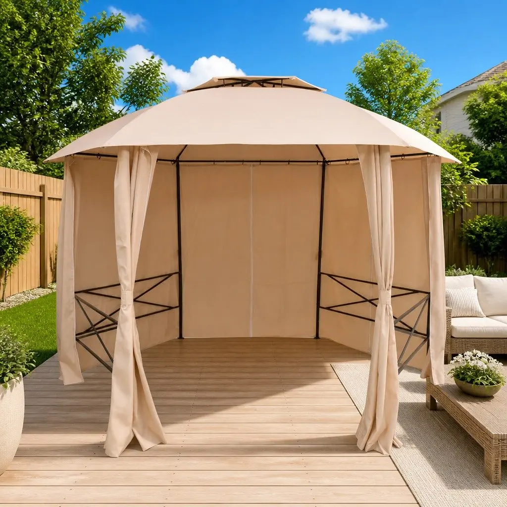 Hexagonal Garden Pavilion Tent