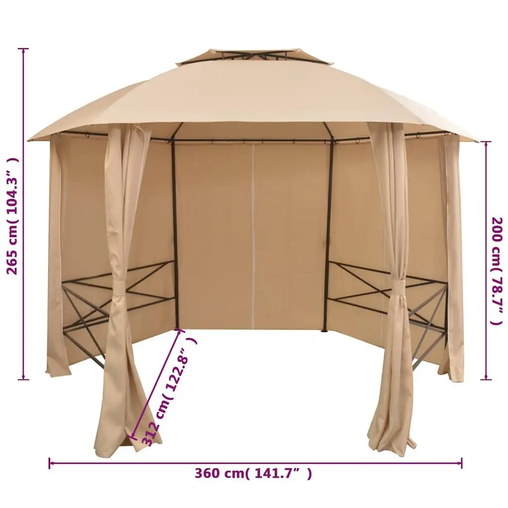 Hexagonal Garden Pavilion Tent