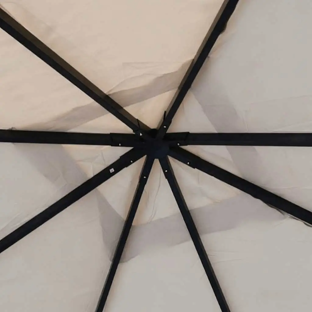 Gazebo Pavilion Tent Canopy 4x4m Beige