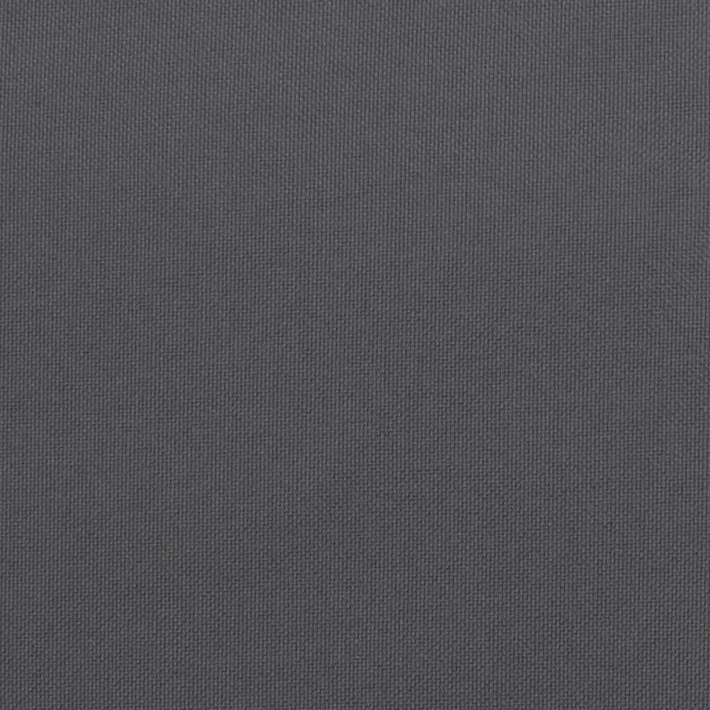 Highback Chair Cushions 2 Pack Outdoor Patio 120x50x2 cm Anthracite