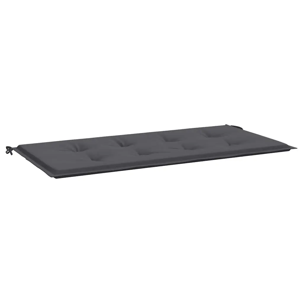 Garden Bench Cushion Anthracite 100x50x3cm Outdoor Patio Seat Pad Oxford Fabric