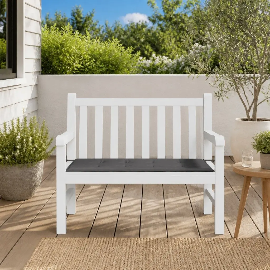 Garden Bench Cushion Outdoor Use 120x50x3cm Anthracite Oxford Fabric