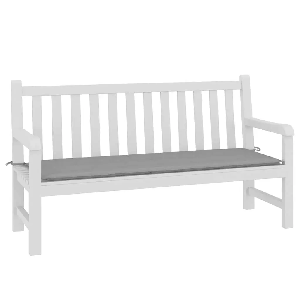Garden Bench Cushion Outdoor 150x50x3cm Grey Oxford Fabric