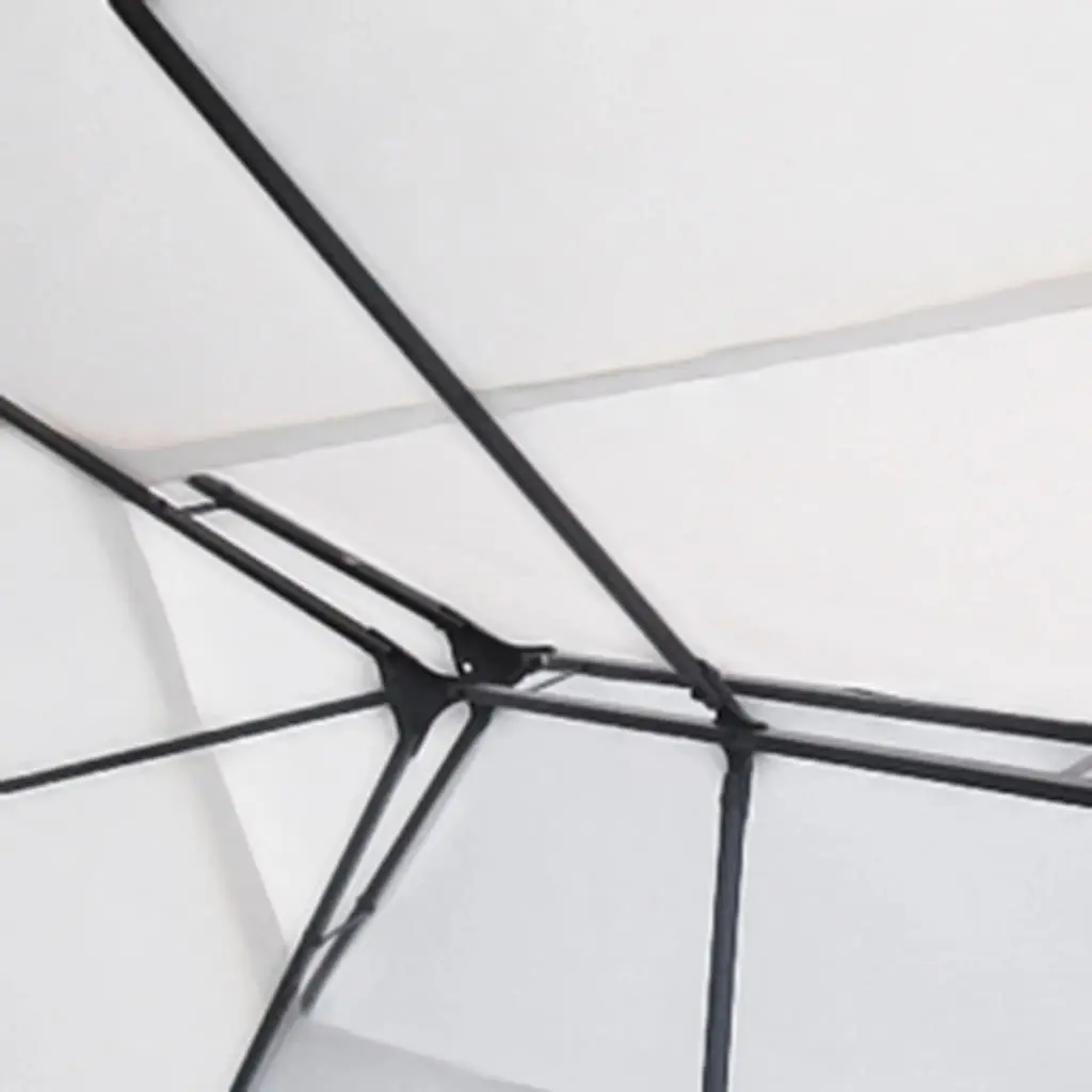 3x4 m White Canopy Gazebo with Vented Roof