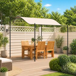 Gazebo Canopy Specifications: Cream White Garden Shelter