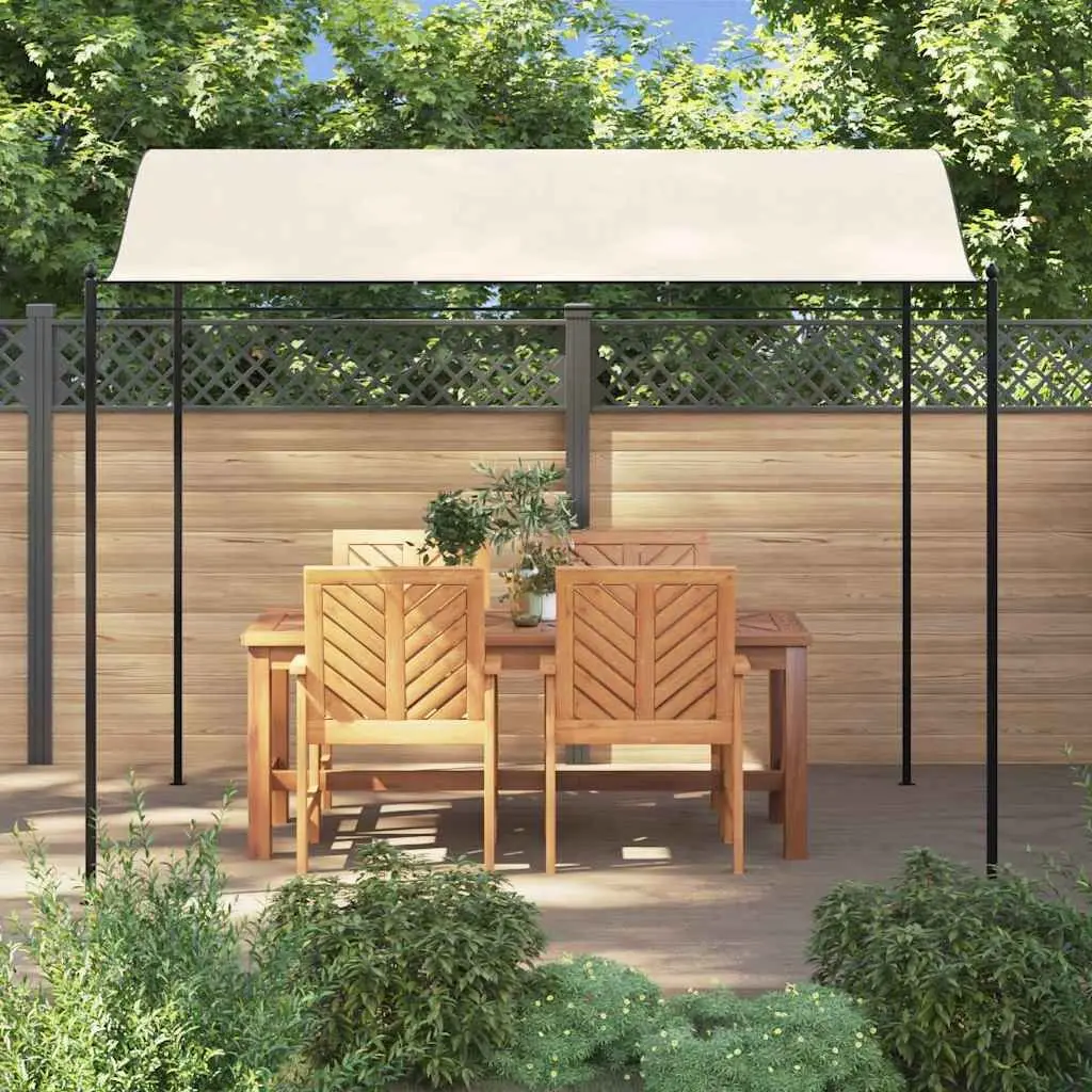 Outdoor Gazebo Canopy Cream White Garden Shelter Backyard Party Picnic Camping