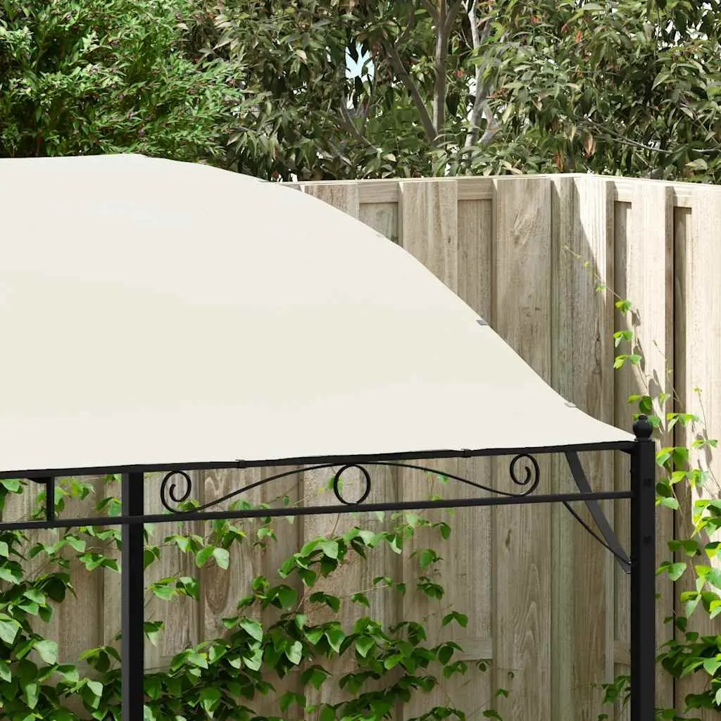 Outdoor Gazebo Canopy Cream White Garden Shelter Backyard Party Picnic Camping