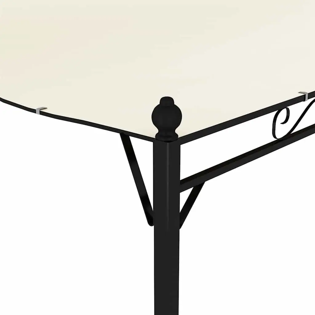 Outdoor Gazebo Canopy Cream White Garden Shelter Backyard Party Picnic Camping