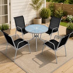 Detailed Specifications for Outdoor Dining Set 5 Piece