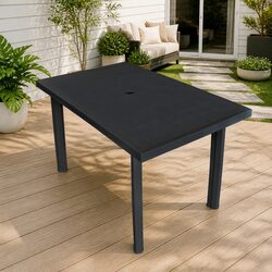 Garden Table Specifications: Anthracite Outdoor Dining