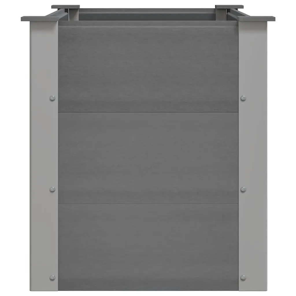 Garden Raised Bed Planter Outdoor Flower Box Plant Container 100x50x54cm Grey