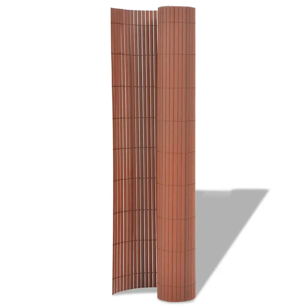 Double-Sided Garden Fence Panel 90x500cm