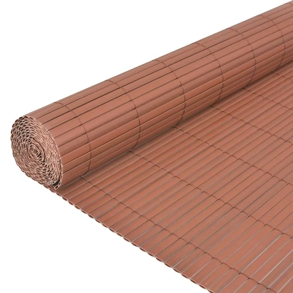 Double-Sided Garden Fence Panel 90x500cm