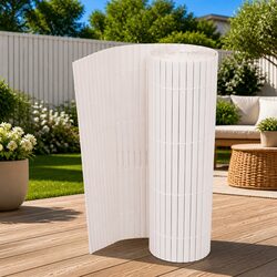 Garden Fence Panel Specifications: White PVC 150 x 300 cm