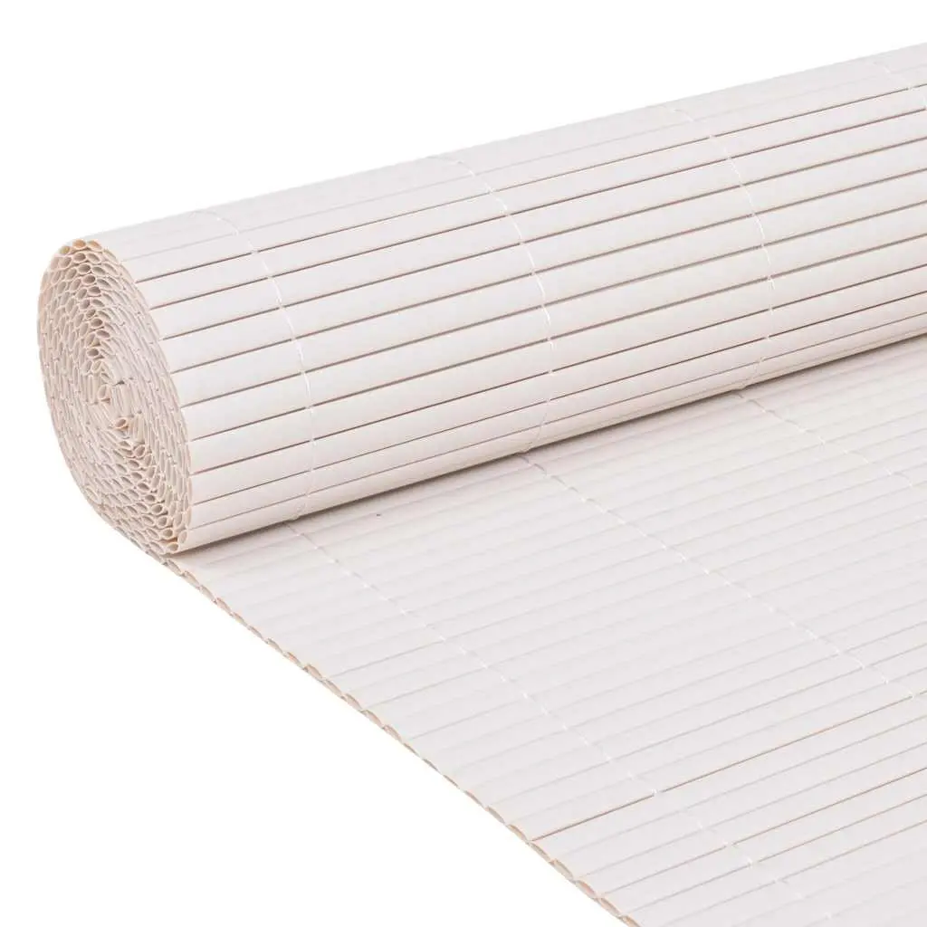 Garden Fence Panel White 150 x 300 cm PVC Outdoor Barrier Enclosure Privacy