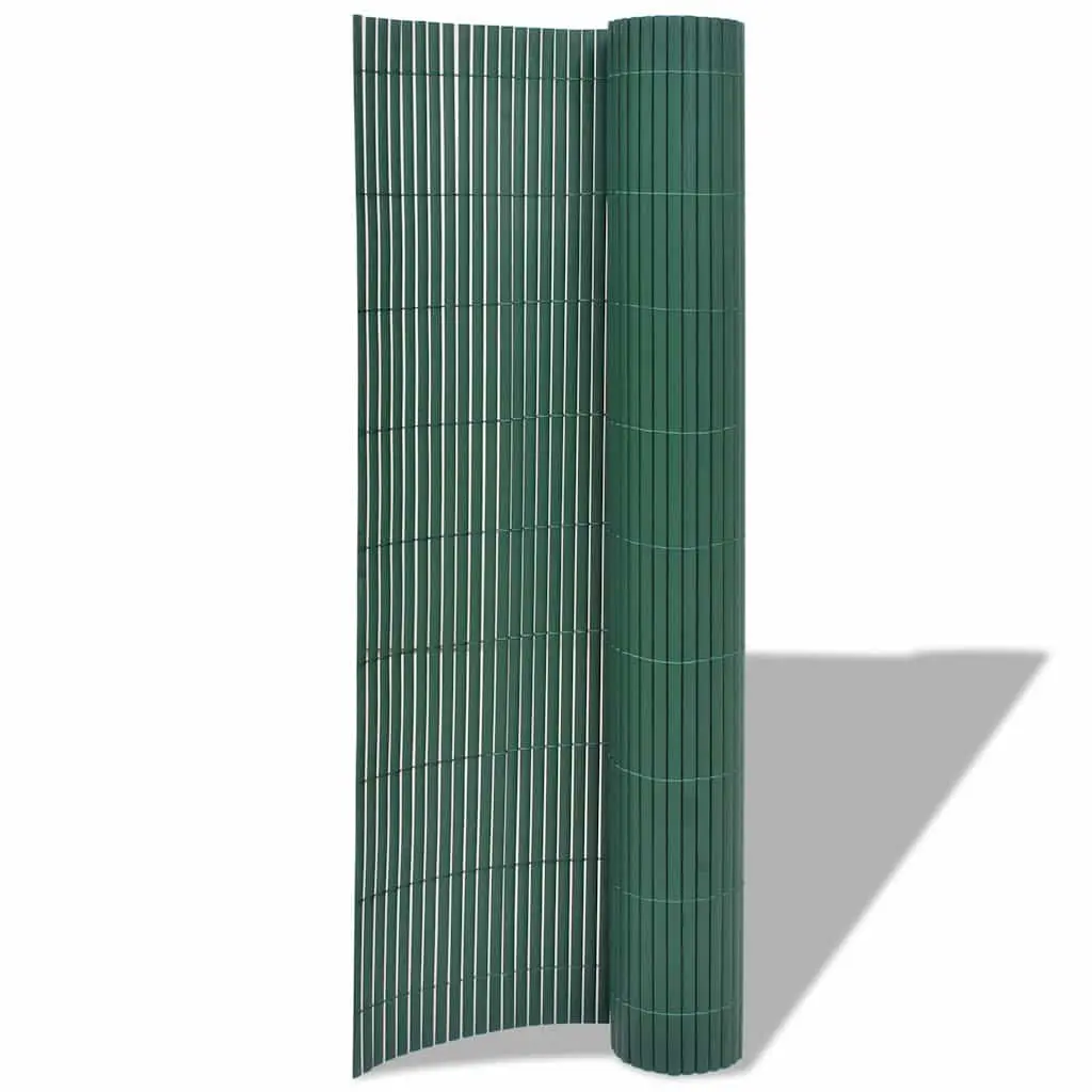 Garden Fence Panel 150 x 500 cm Green Outdoor Privacy Barrier PVC Enclosure