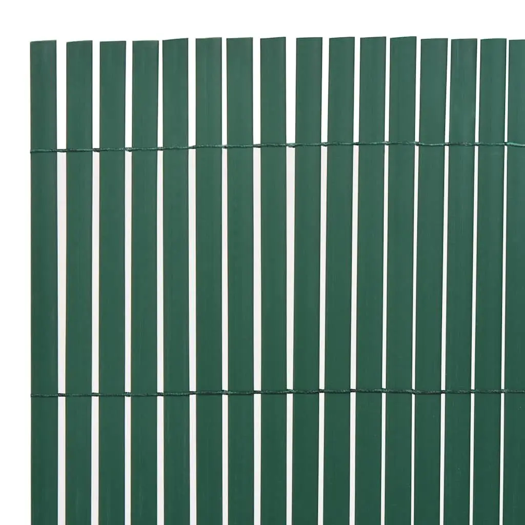 Garden Fence Panel 150 x 500 cm Green Outdoor Privacy Barrier PVC Enclosure
