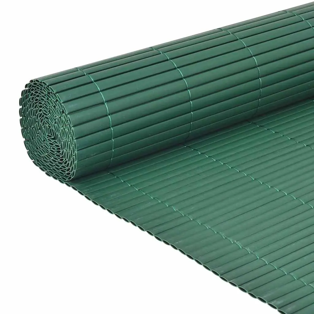 Garden Fence Panel 150 x 500 cm Green Outdoor Privacy Barrier PVC Enclosure