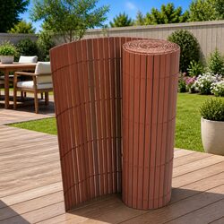 Garden Fence Panel Specifications: Brown, 150 x 500 cm