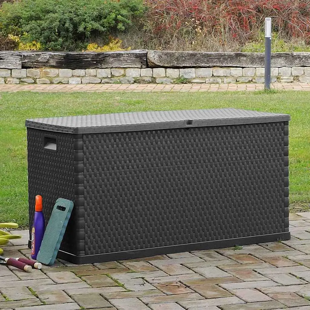 Anthracite Garden Storage Box 120x56x63cm